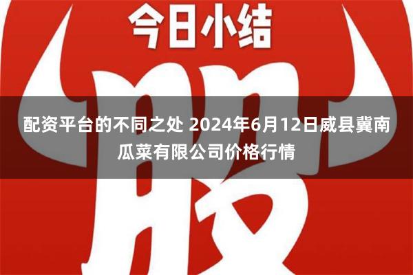 配资平台的不同之处 2024年6月12日威县冀南瓜菜有限公司价格行情