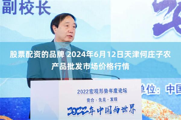 股票配资的品牌 2024年6月12日天津何庄子农产品批发市场价格行情