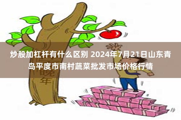 炒股加杠杆有什么区别 2024年7月21日山东青岛平度市南村蔬菜批发市场价格行情