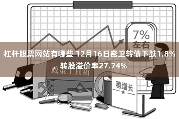 杠杆股票网站有哪些 12月16日密卫转债下跌1.8%，转股溢价率27.74%