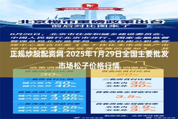 正规炒股配资网 2025年1月29日全国主要批发市场松子价格行情